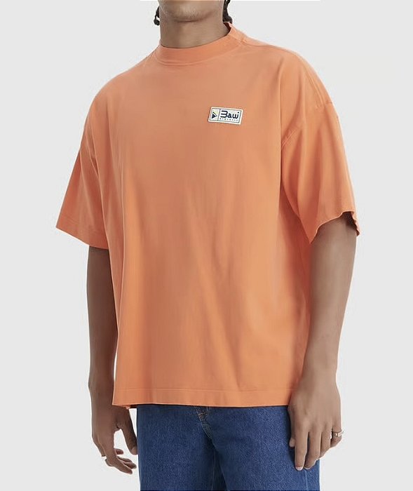 Camiseta Baw New Over Sport Vintage Orange