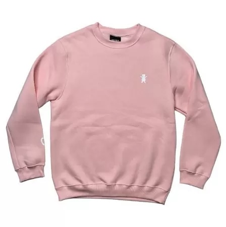 Moletom Grizzly Mini Bear Script Crewneck Rose