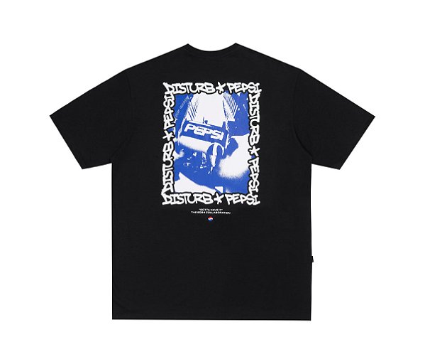 Camiseta Disturb x Pepsi Drinking City Tee in Black