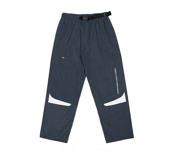 Calça Disturb x Pepsi Globe Nylon Pants in Dark Grey