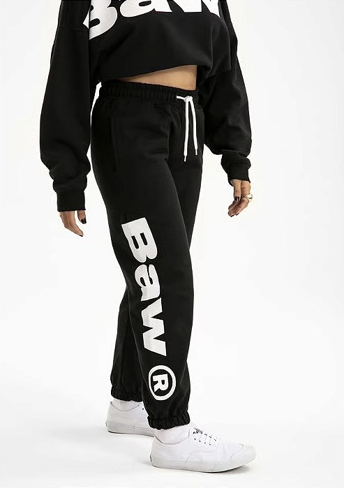 Calça Baw Track Jogger Logo Black