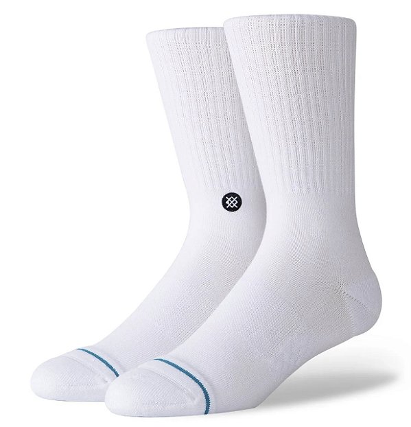Meia Stance Icon Socks White
