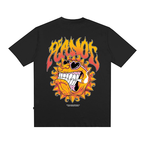 Camiseta Plano C Stoned Sun Black