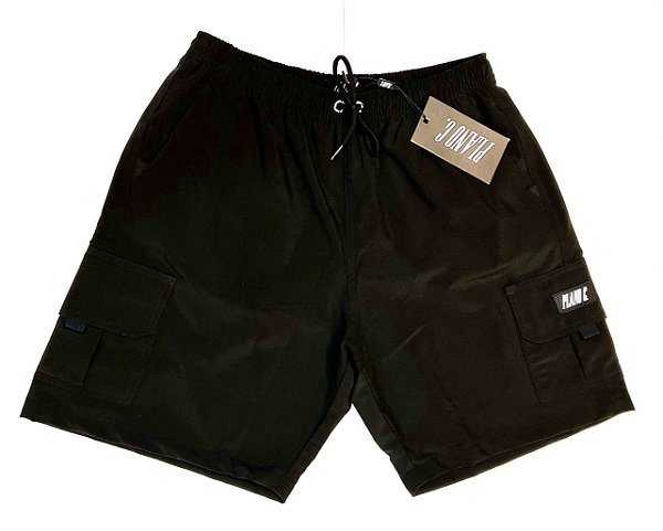 Shorts Plano C Cargo Ripstop Black