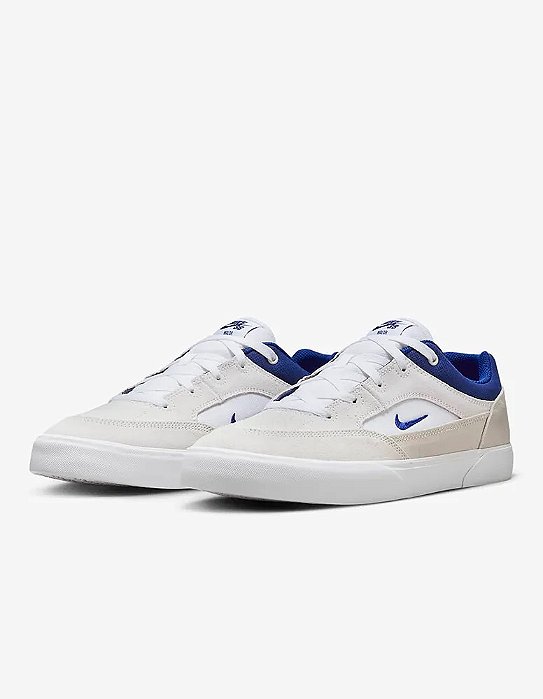 Tênis Nike SB Malor White Royal Blue