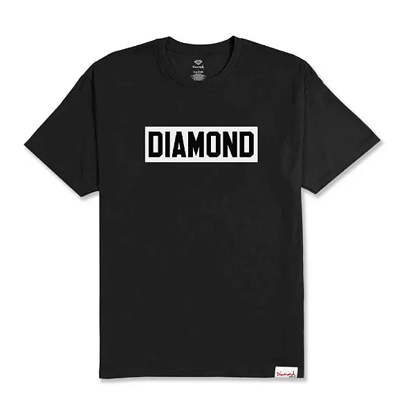 Camiseta Diamond Box Logo Black