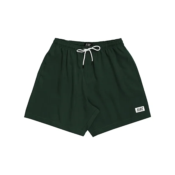 Shorts Plano C Logo Nylon WR Green