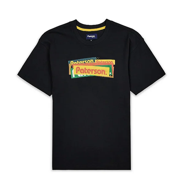 Camiseta Paterson Bar Logo Black