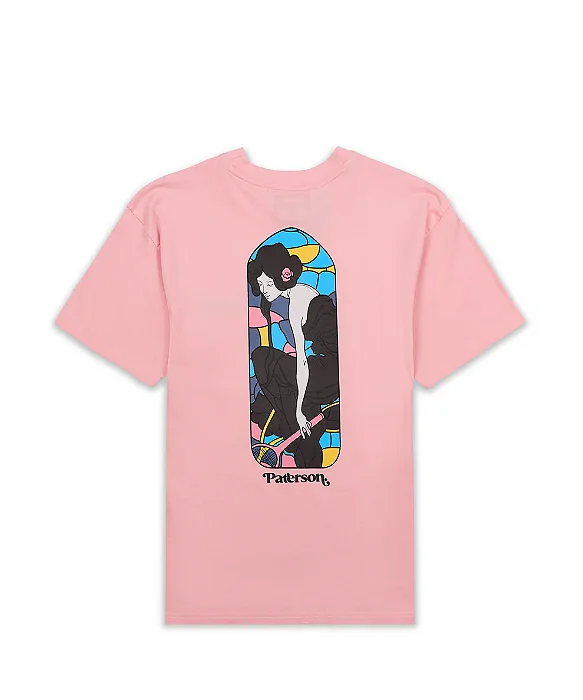 Camiseta Paterson Stained Glass Rosa