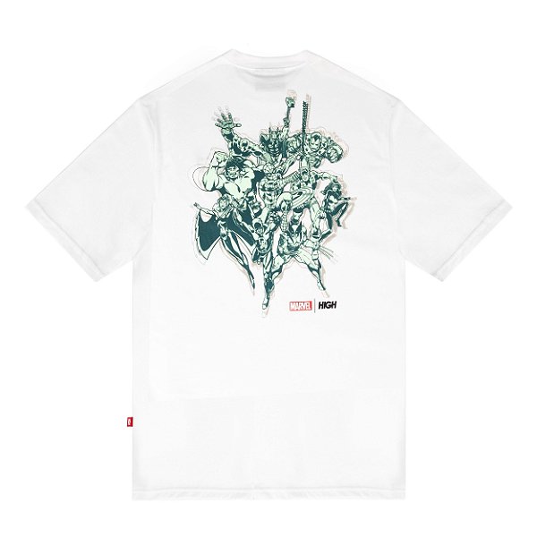 Camiseta HIGH X MARVEL Tee Squad White