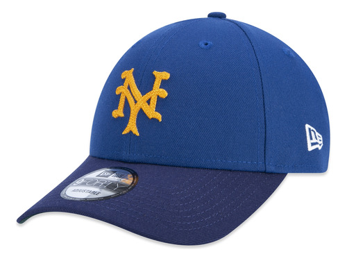 Boné New Era 9FORTY MLB New York Giants Logo History Strapback Hat Navy