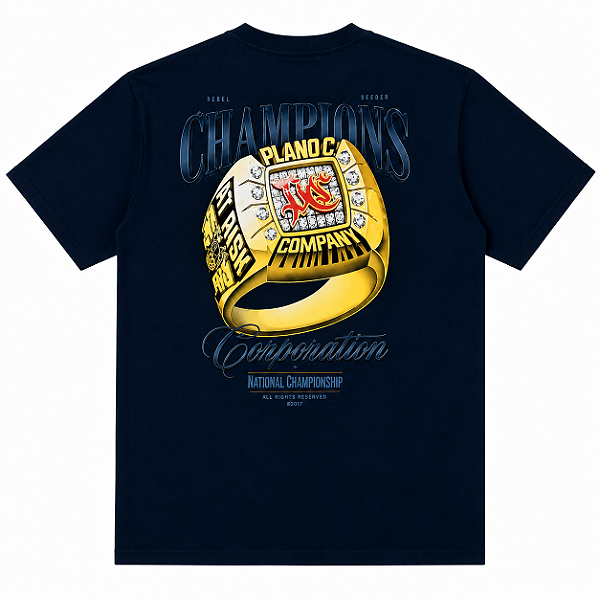 Camiseta Plano C Champions Ring Navy
