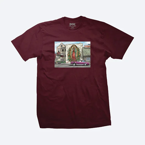 Camiseta DGK Oracion  Burgundy