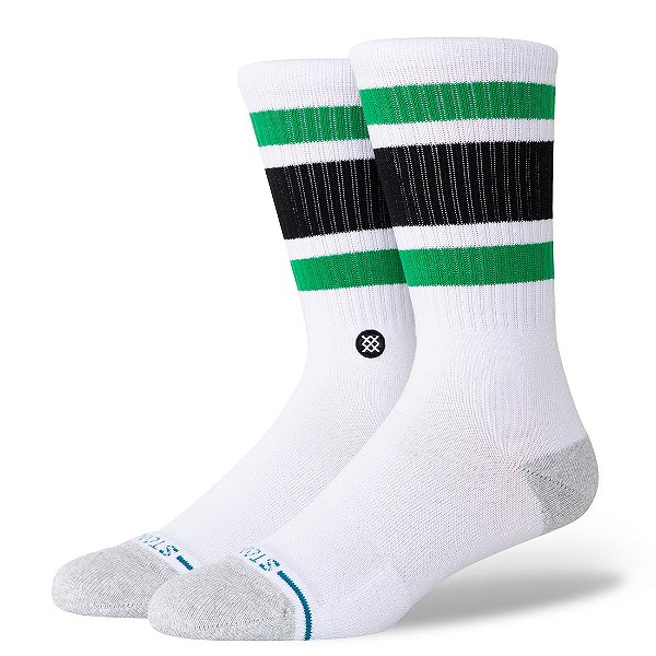 Meia Stance Tube Boston Celtics Socks White