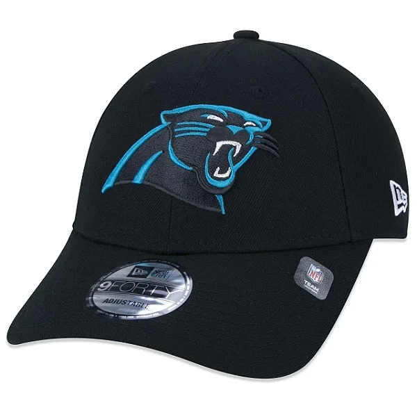 Boné New Era 9FORTY Snapback NFL Carolina Panthers Aba Curva Azul