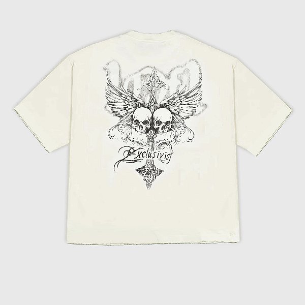 Camiseta Exclusiviist 1OF1 H1dden Angels Tee Off White