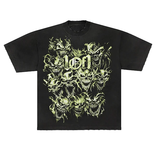 Camiseta Exclusiviist 1OF1 Back From The Realm Tee Black Green