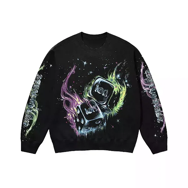 Moletom Exclusiviist 1OF1 H1gh Rollers Crewneck Black