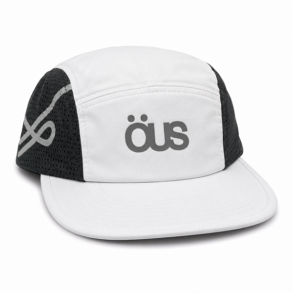 Boné Öus 5 Panel Fili Reflex Branco