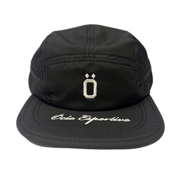 Boné Öus 5 Panel Ócio Ripstop Preto