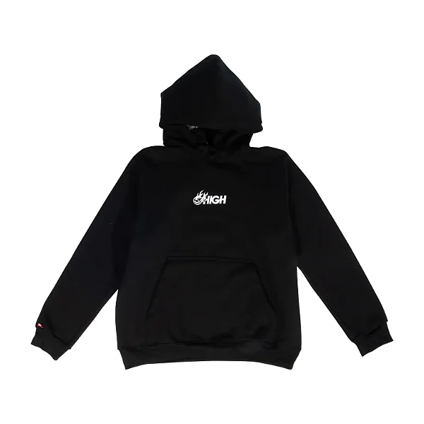 Moletom HIGH Freddy Flames Hoodie Black