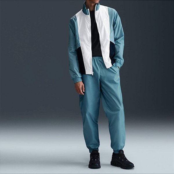 Agasalho Nike Club Woven Blue Grey