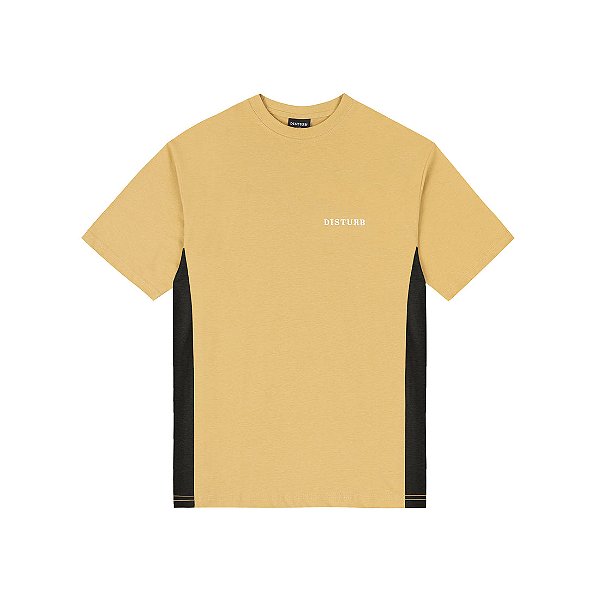 Camiseta Disturb Panels in Bege