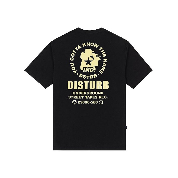 Camiseta Disturb Street Tapes in Black