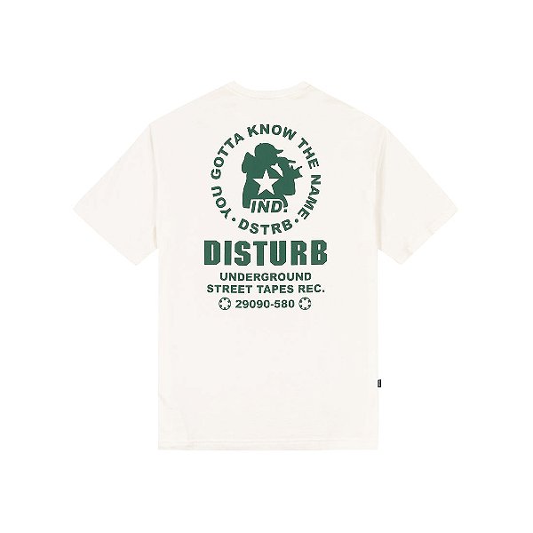Camiseta Disturb Street Tapes in Off White
