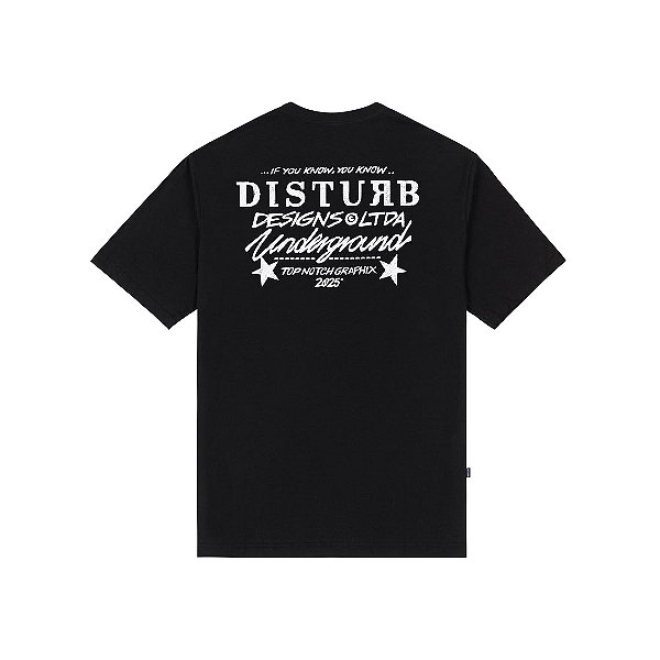Camiseta Disturb Ball Pen in Black