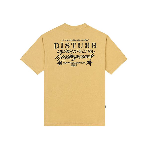 Camiseta Disturb Ball Pen in Beige