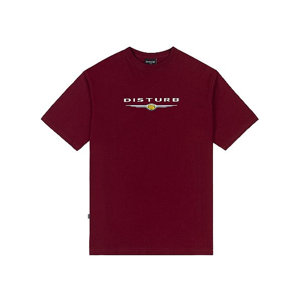 Camiseta Disturb 300C in Burgundy