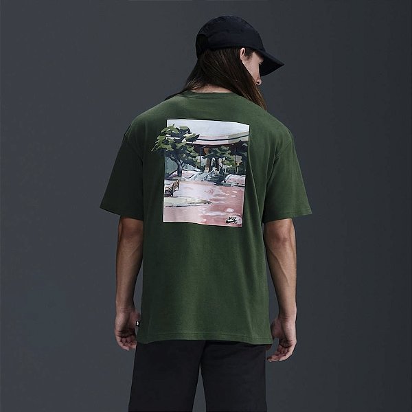 Camiseta Nike SB M90 Brooklin Banks Green