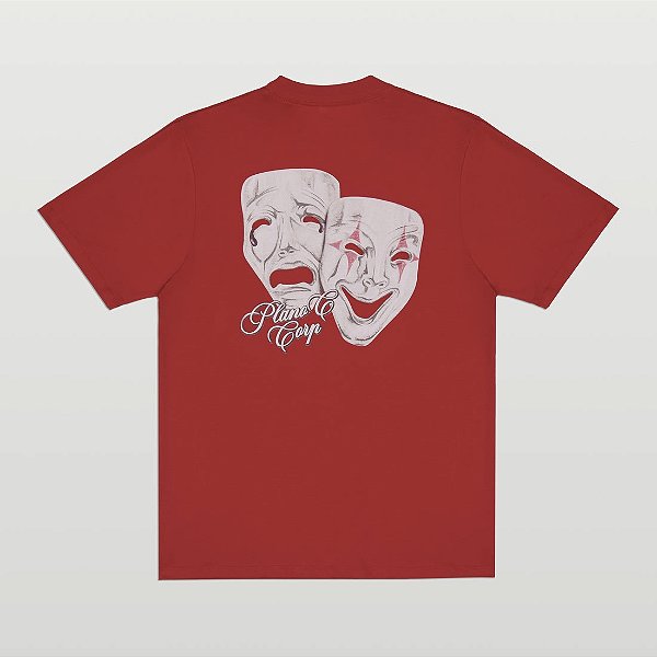 Camiseta PLANO C "MASKS" Red