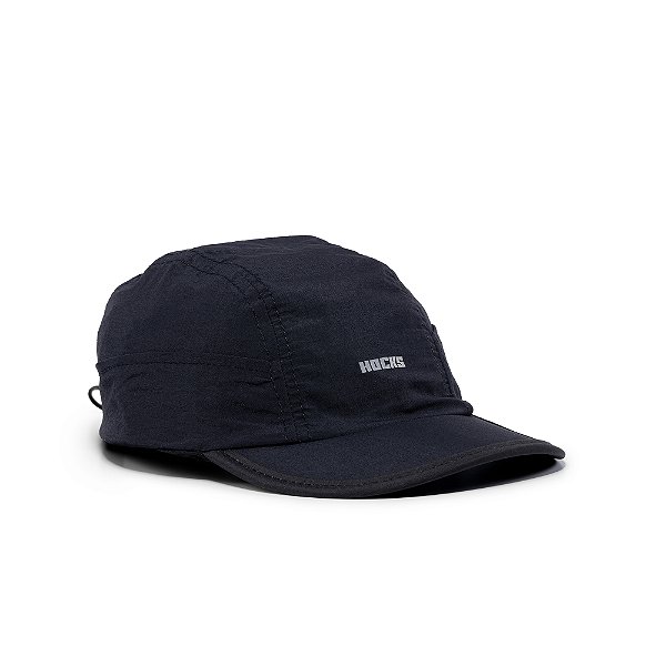 Boné Hocks 3 Panel Correria Elástico Black