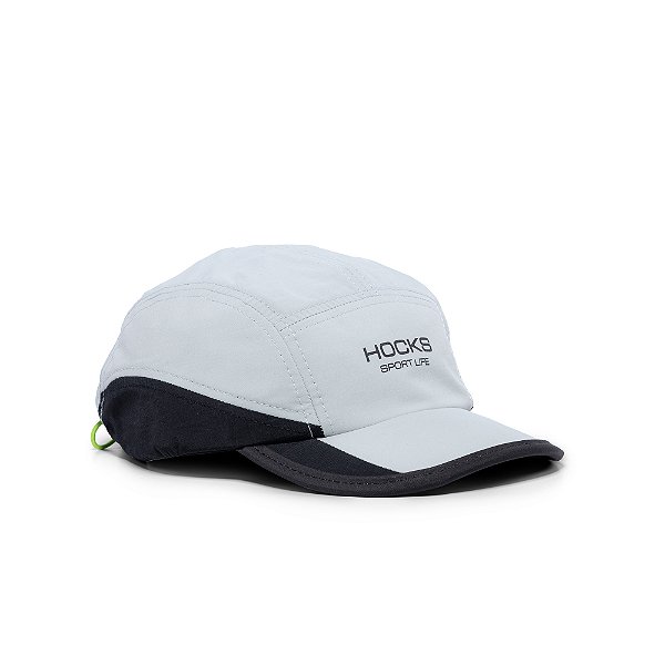 Boné Hocks 5 Panel Sport Life Grey Black