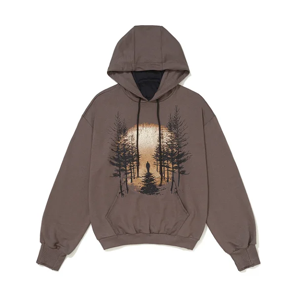 Moletom HIGH X QC Mask Hoodie Overview Grey