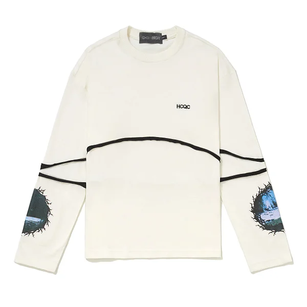 Camiseta HIGH X QC Longsleeve Rings Off White