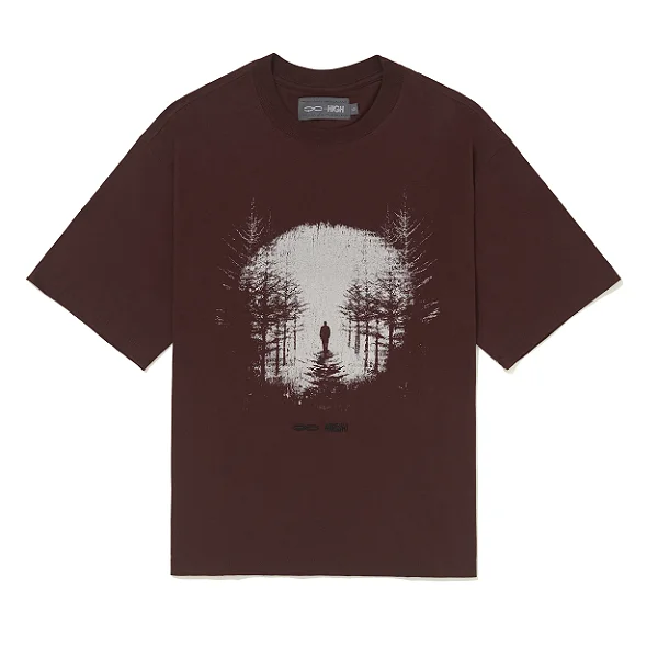 Camiseta HIGH X QC Overview Tee Brown