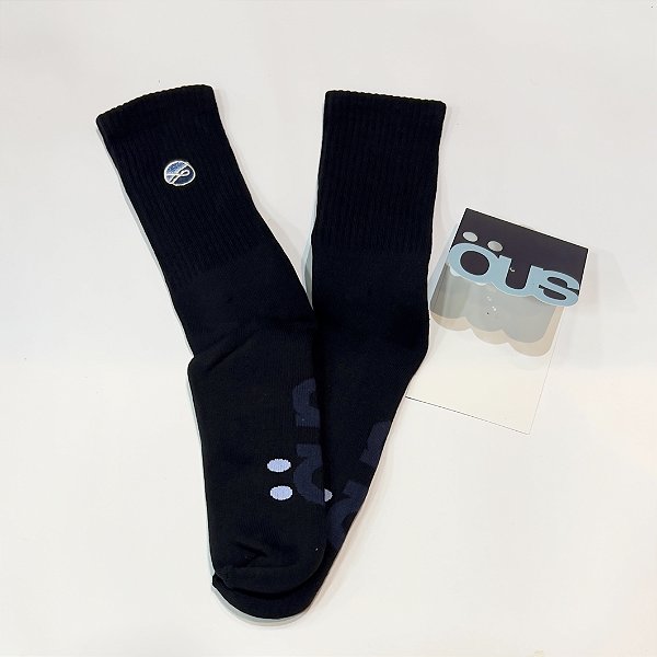 Meia Öus Cano Longo Baska Preta