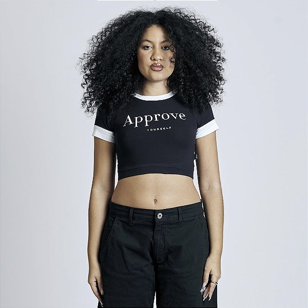 Cropped Approve Babylook Chromatic Black
