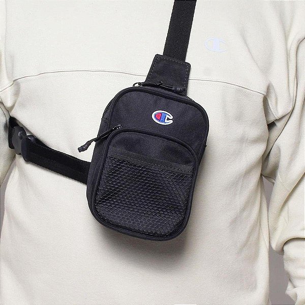 Shoulder Bag Champion Fit Script Black