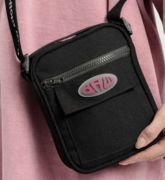 Shoulder Bag BAW Pocket Waves Black