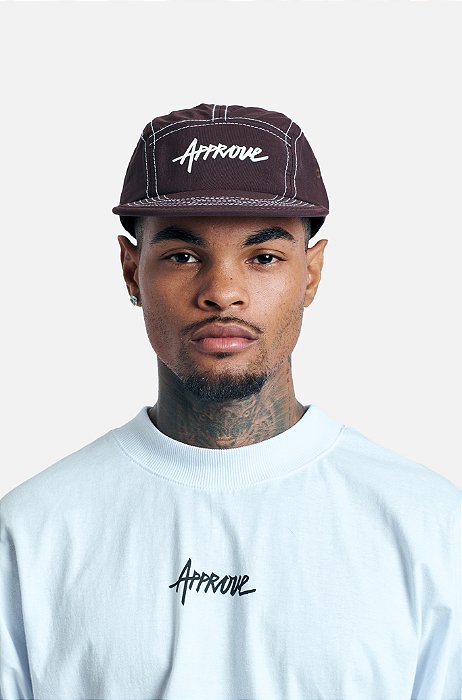 Boné Approve 5 Panel Only Brown