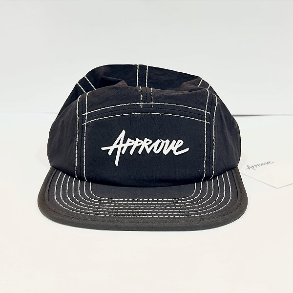 Boné Approve 5 Panel Only Black