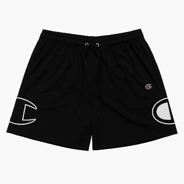 Bermuda Champion Basket Mesh Logo Giga Black