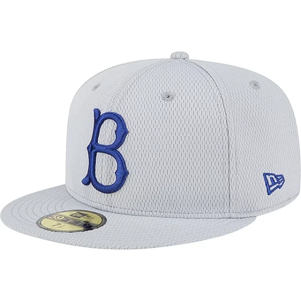 Boné New Era 59FIFTY MLB Brooklyn Dodgers Clubhouse 2025 Fitted Grey