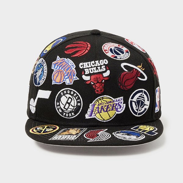 Boné New Era 9FIFTY NBA League All Over Hat Black