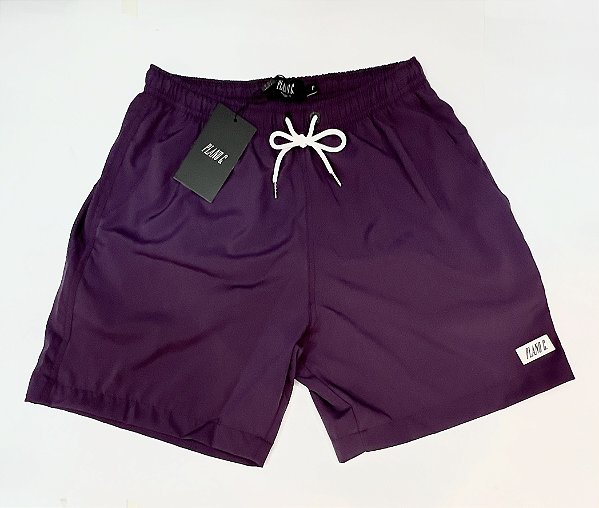 Shorts PLANO C Logo Patch Prune