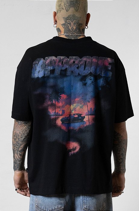 Camiseta Approve Core Miami Sunset Black